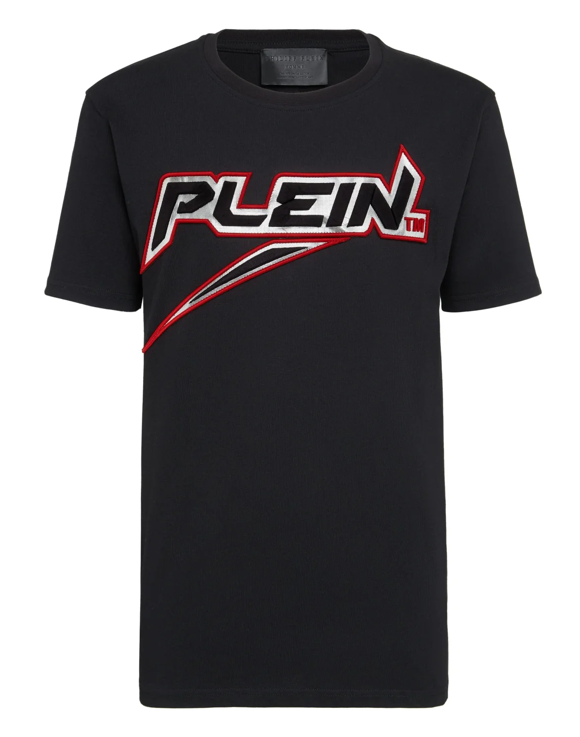 T-shirt Round Neck SS Space Plein, цвет: Черный