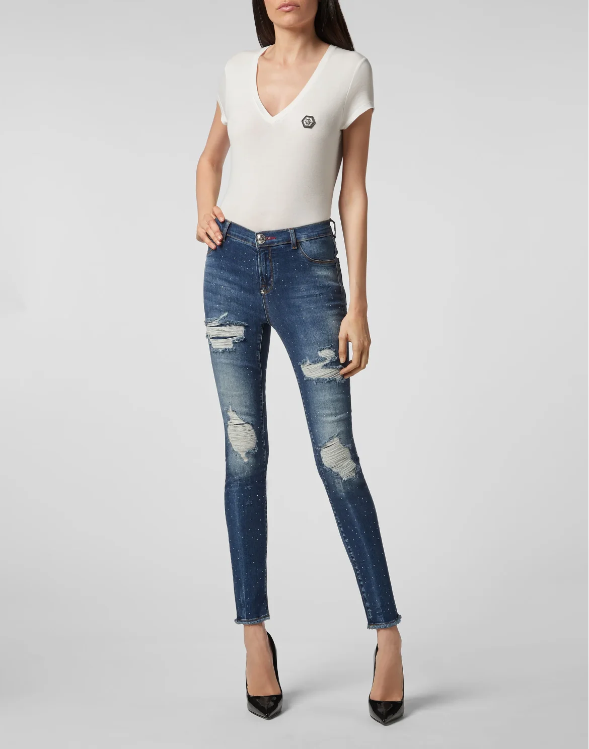 New Jegging Crystal, цвет: Синий
