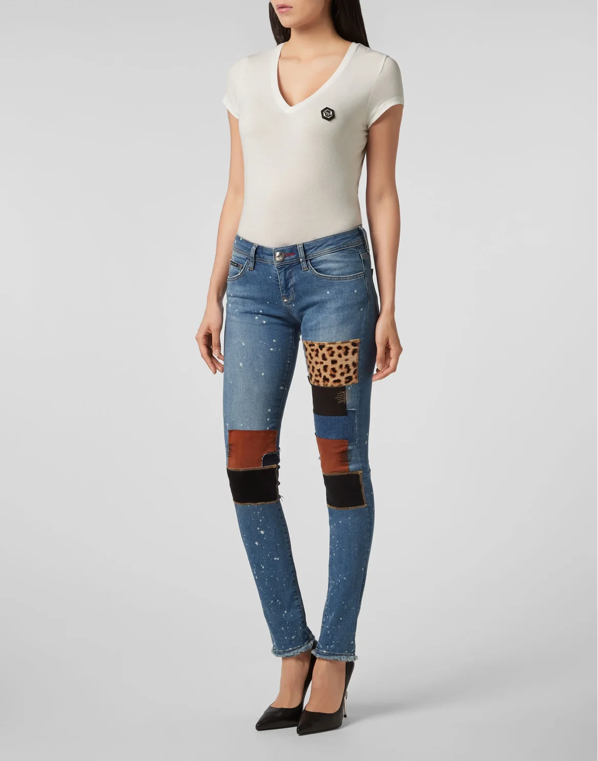 Slim Fit Statement, цвет: Голубой