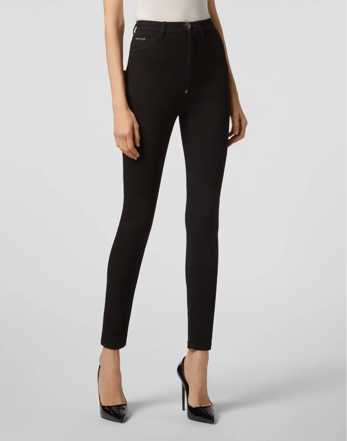 Super High Waist Jegging Statement, цвет: Черный