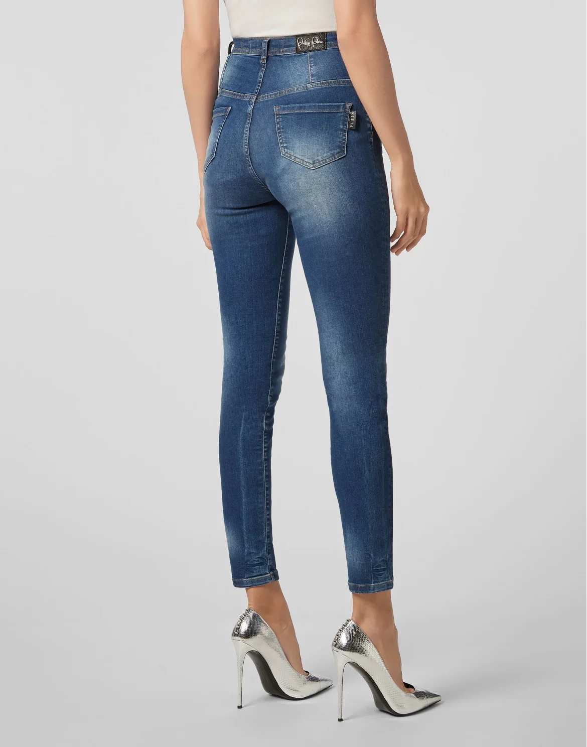 Super High Waist Jegging Statement, цвет: Синий