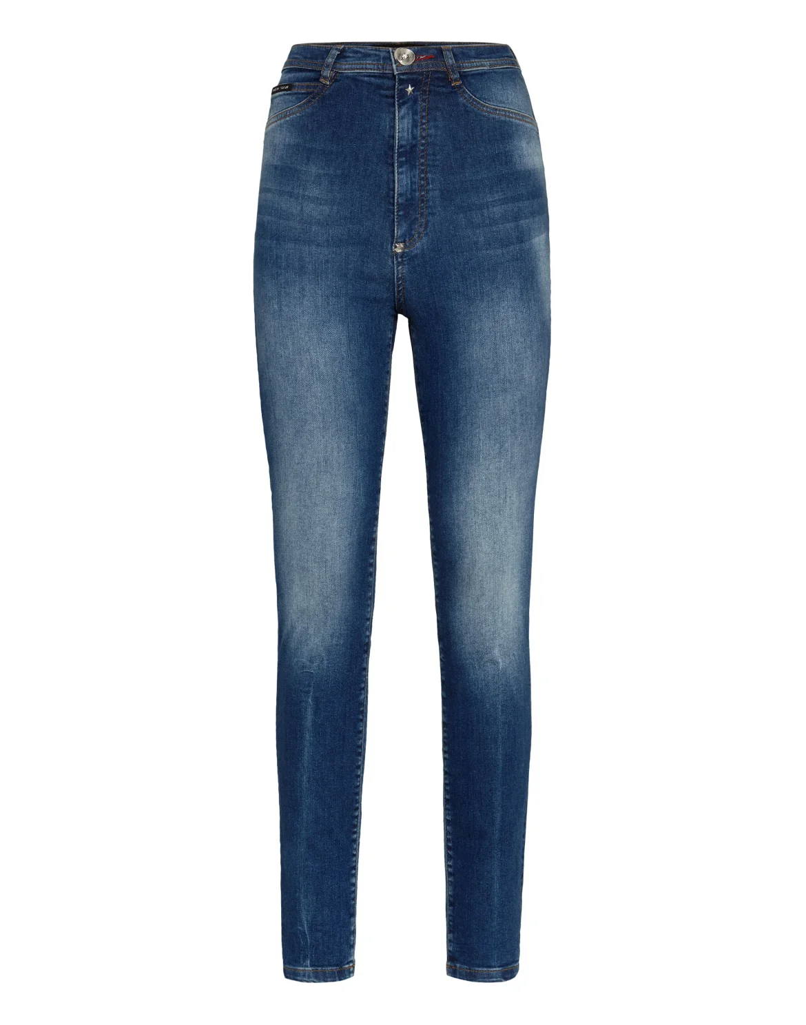 Super High Waist Jegging Statement, цвет: Синий