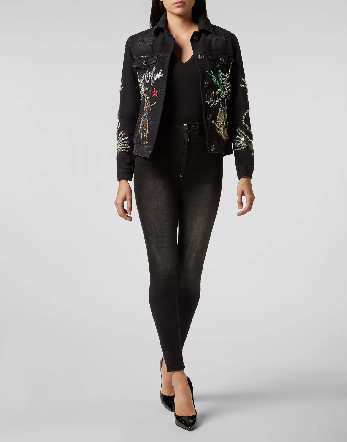 Super High Waist Jegging Statement, цвет: Черный