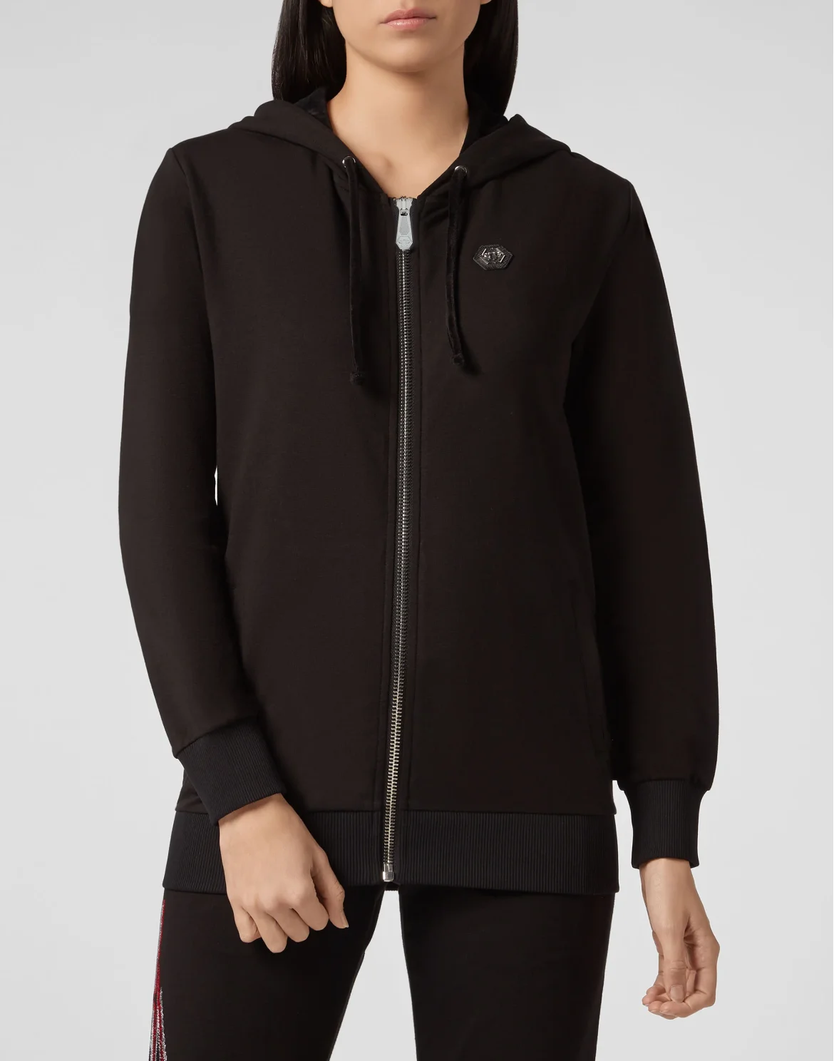 Hoodie Sweatjacket Space Plein, цвет: Черный