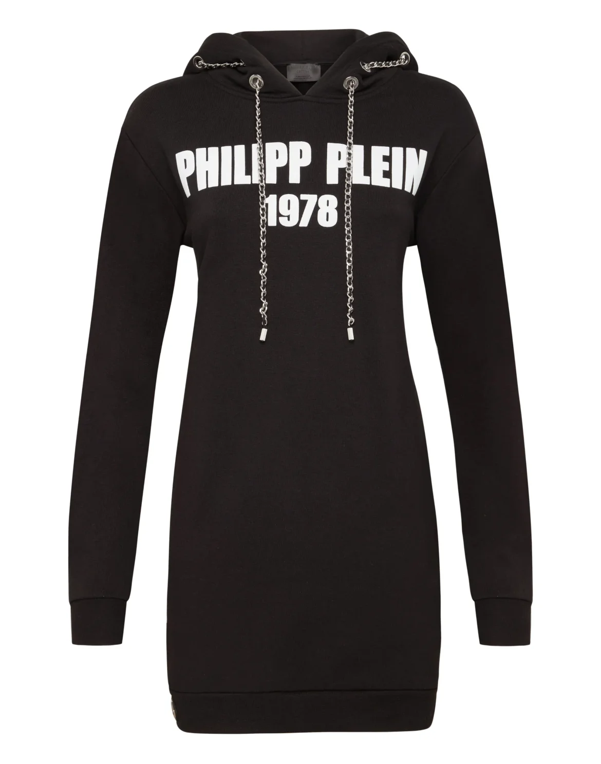 Hoodie sweatshirt dress PP1978, цвет: Черный