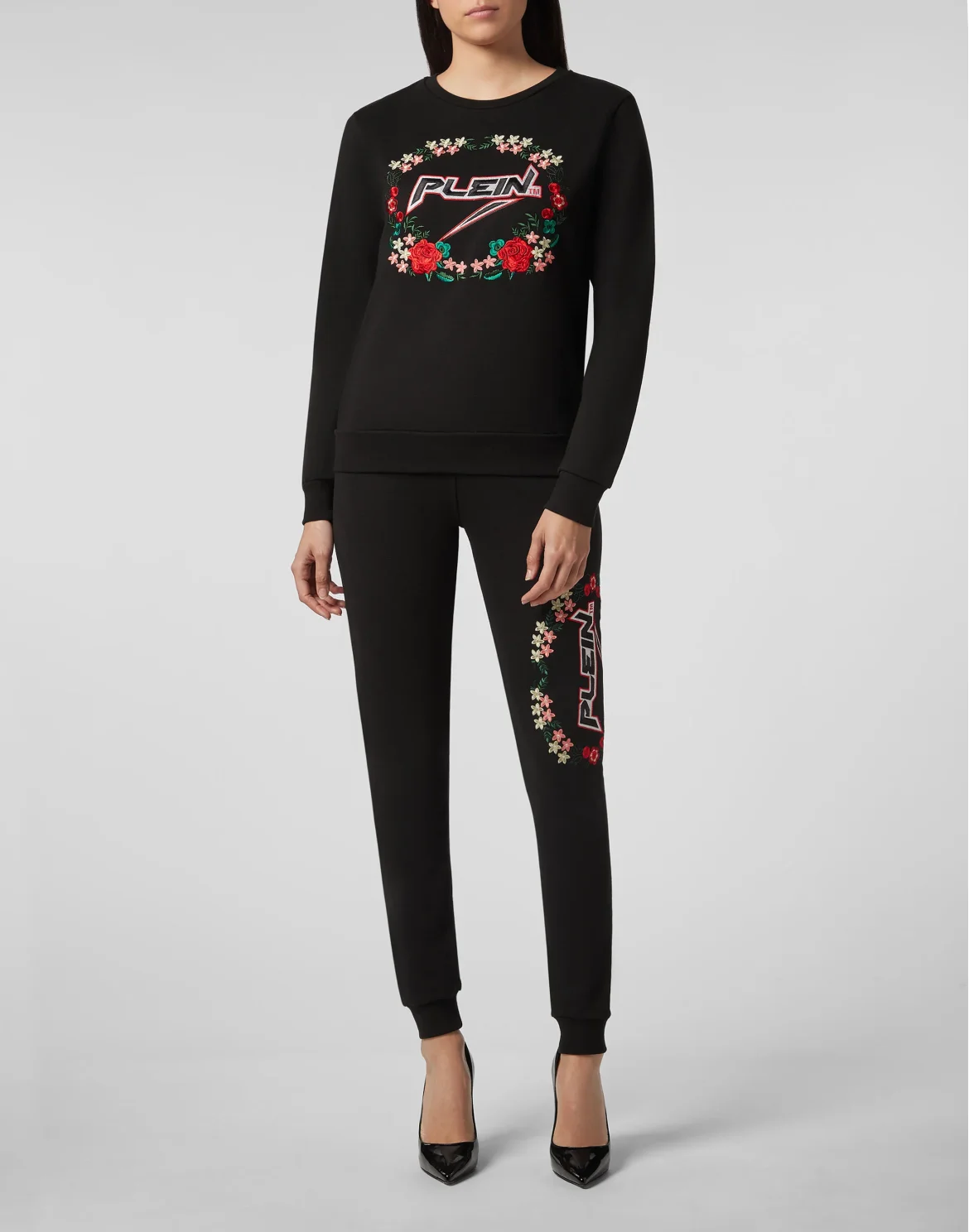 Sweatshirt LS Space Plein, цвет: Черный