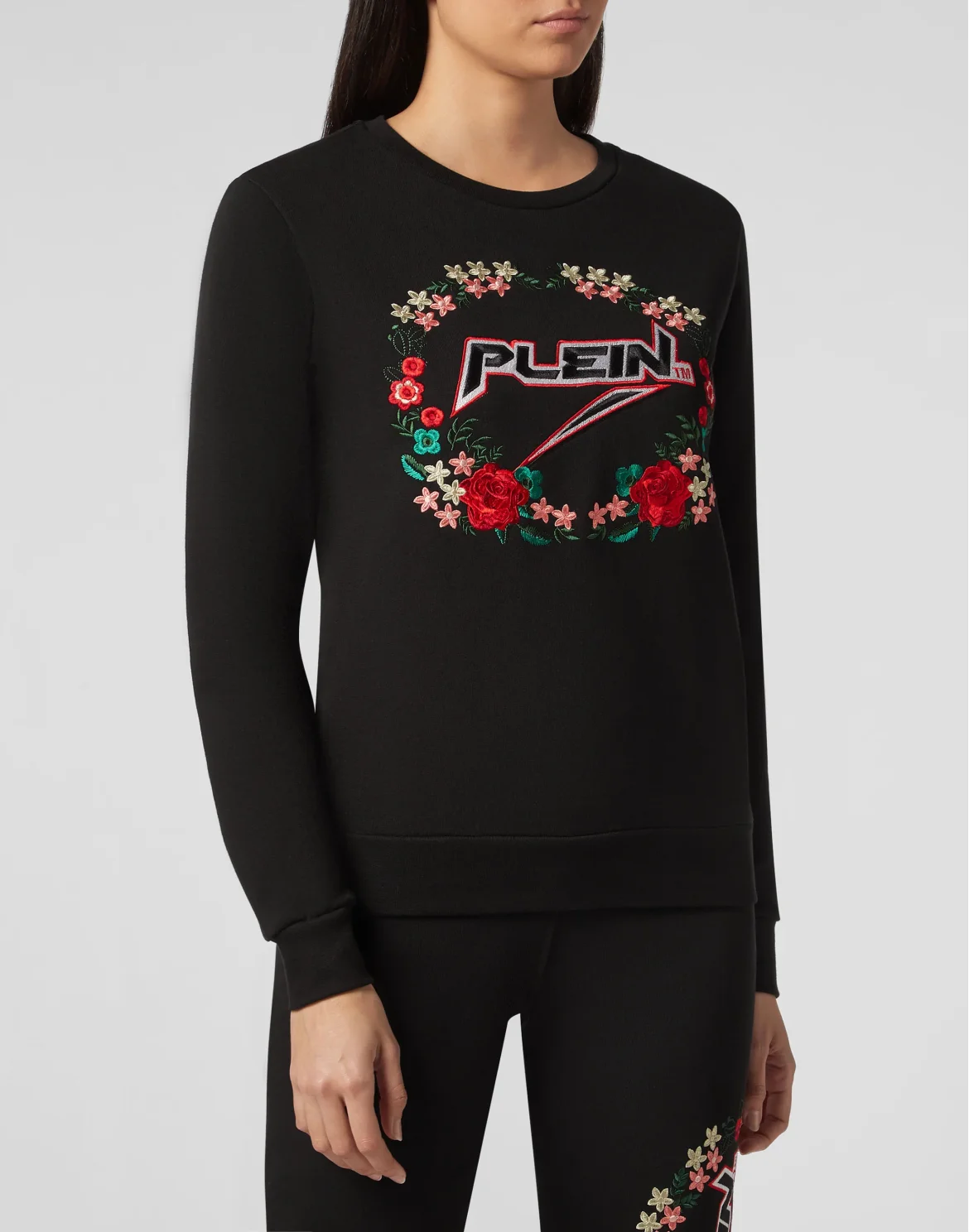 Sweatshirt LS Space Plein, цвет: Черный