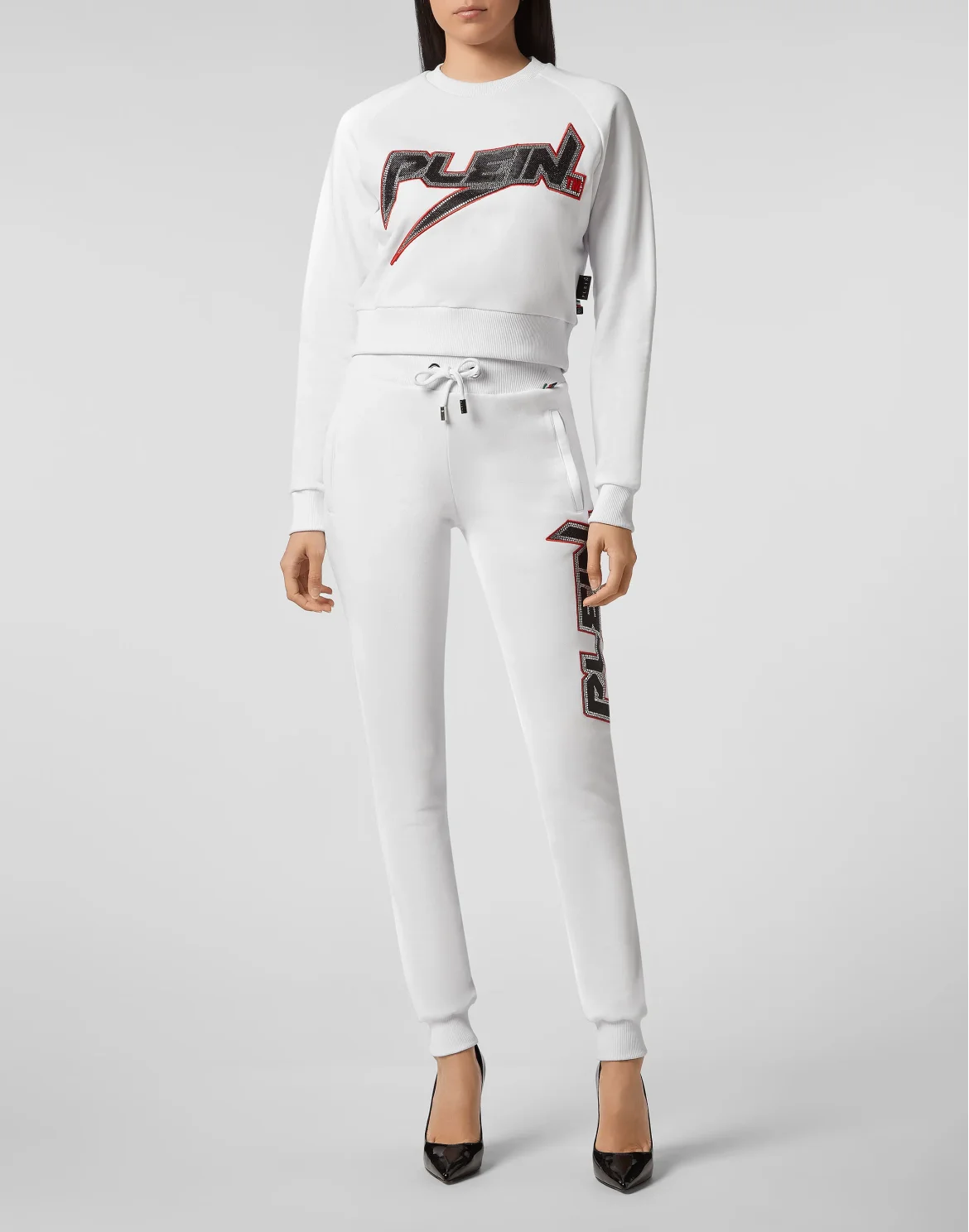 Sweatshirt LS Space Plein, цвет: Белый