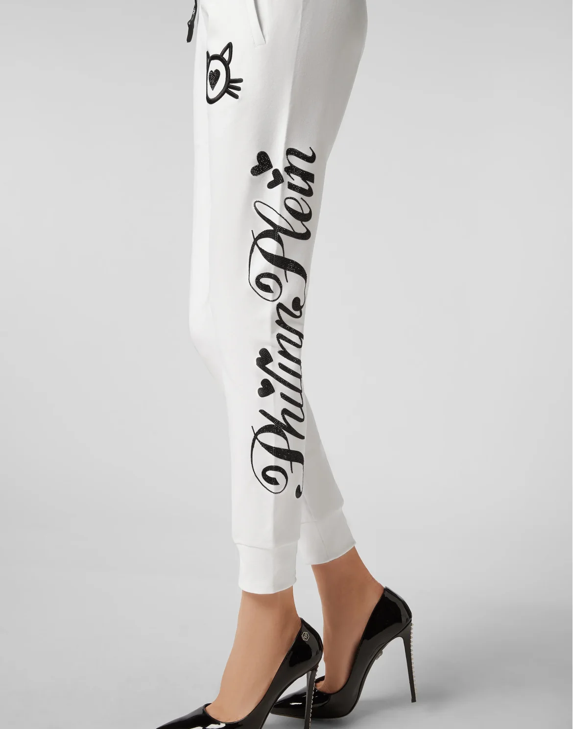 Jogging Trousers Crystal Plein, цвет: Белый