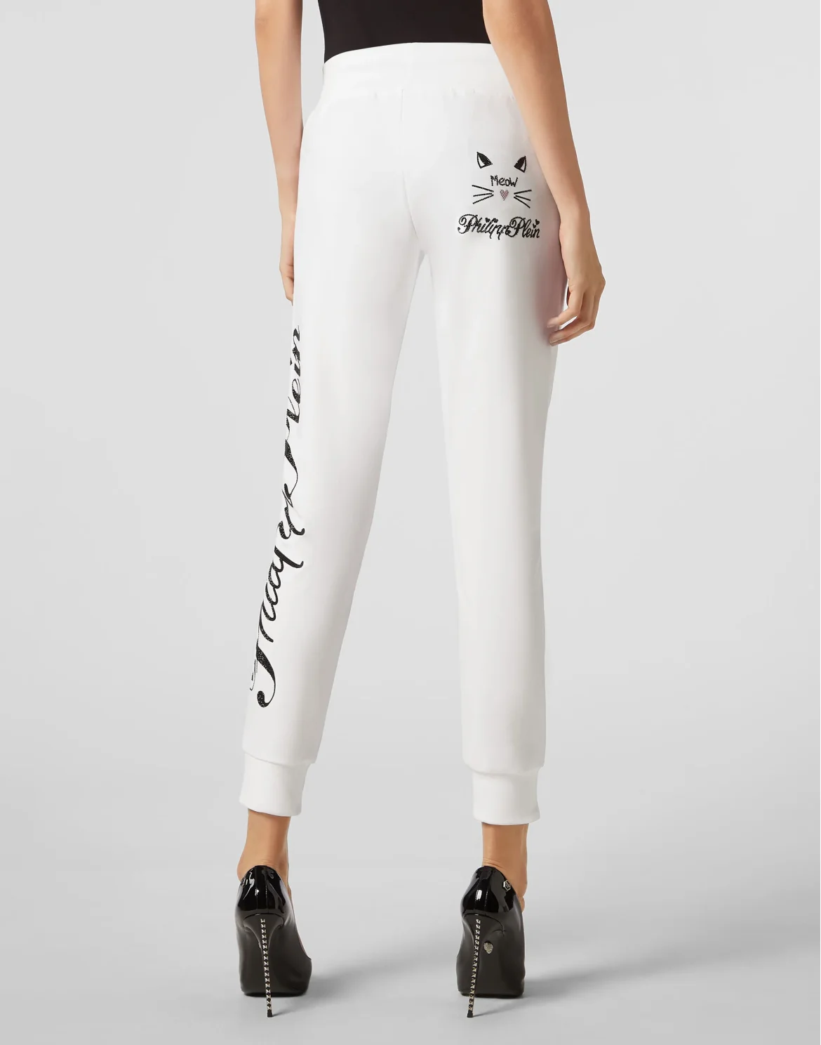 Jogging Trousers Crystal Plein, цвет: Белый