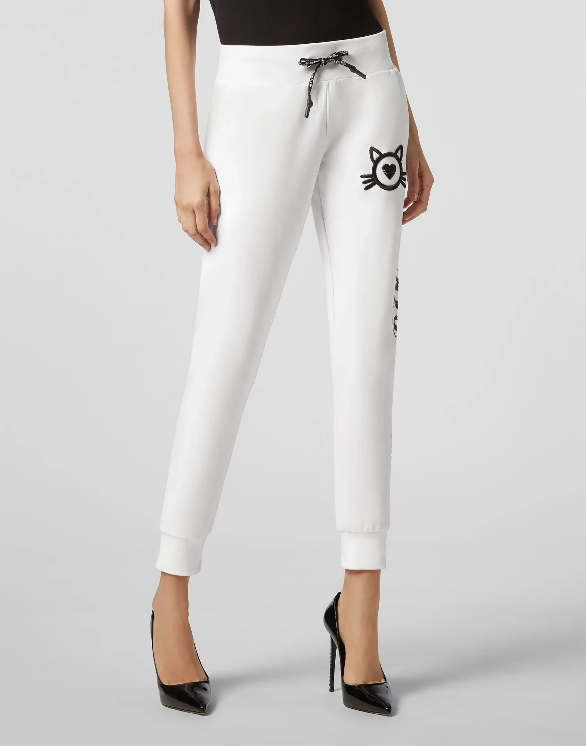 Jogging Trousers Crystal Plein, цвет: Белый