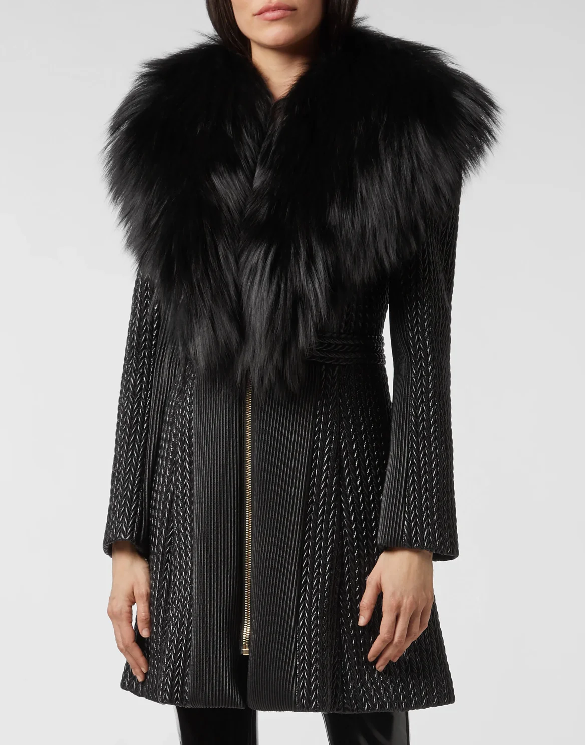 Coat Long Statement, цвет: Черный