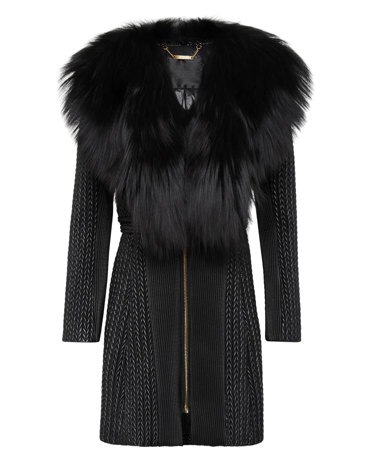 Coat Long Statement, цвет: Черный