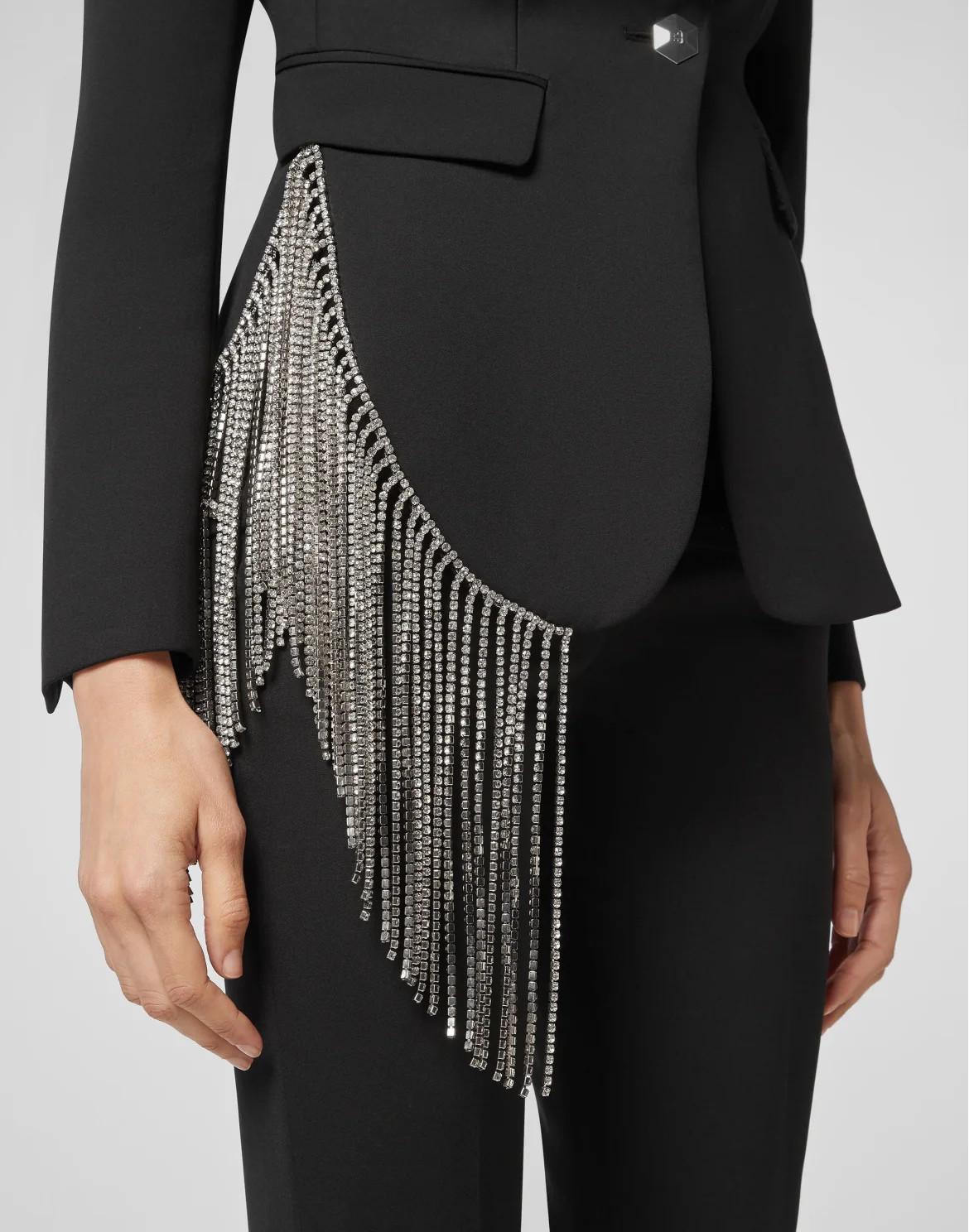 Blazer Fringe, цвет: Черный