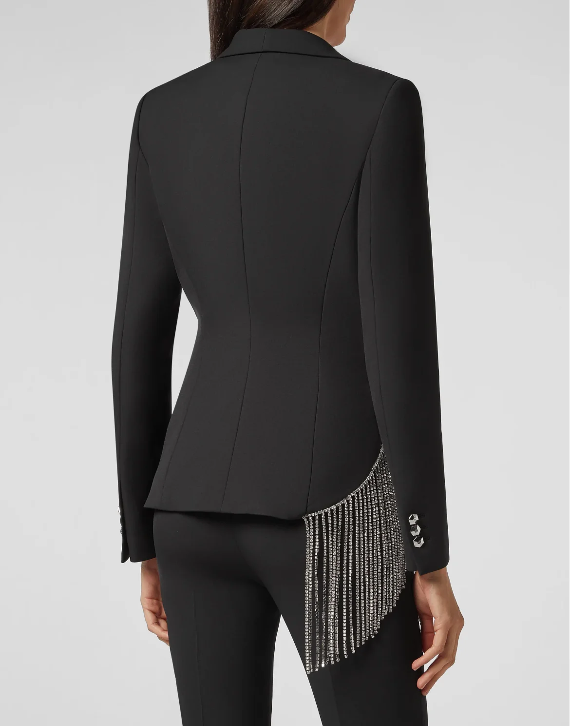 Blazer Fringe, цвет: Черный