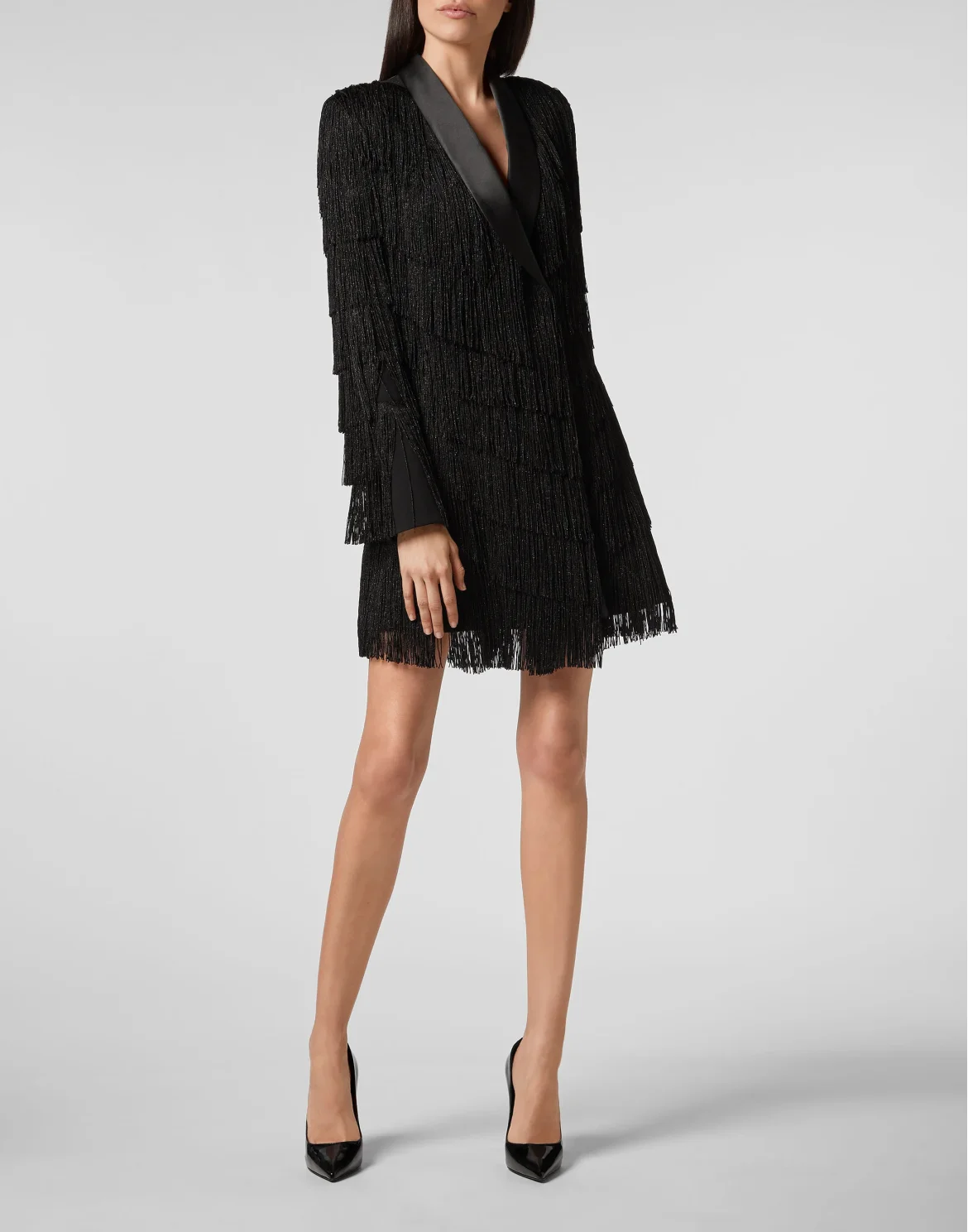 Blazer Fringe, цвет: Черный
