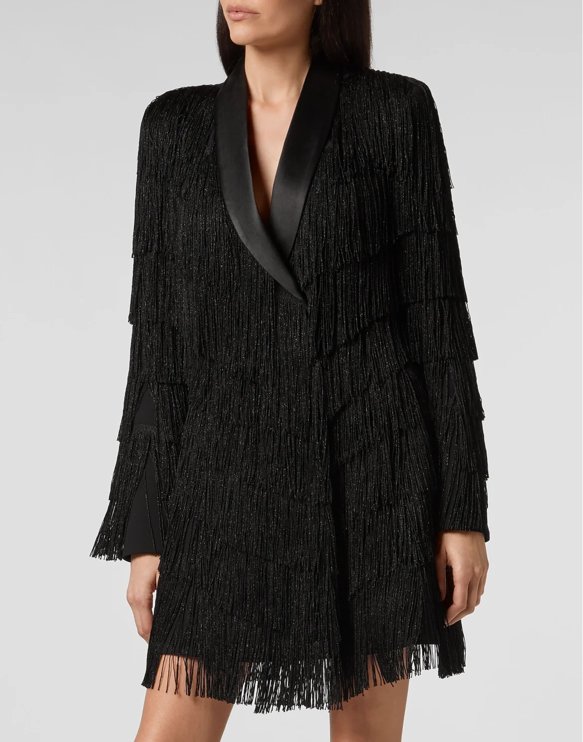 Blazer Fringe, цвет: Черный