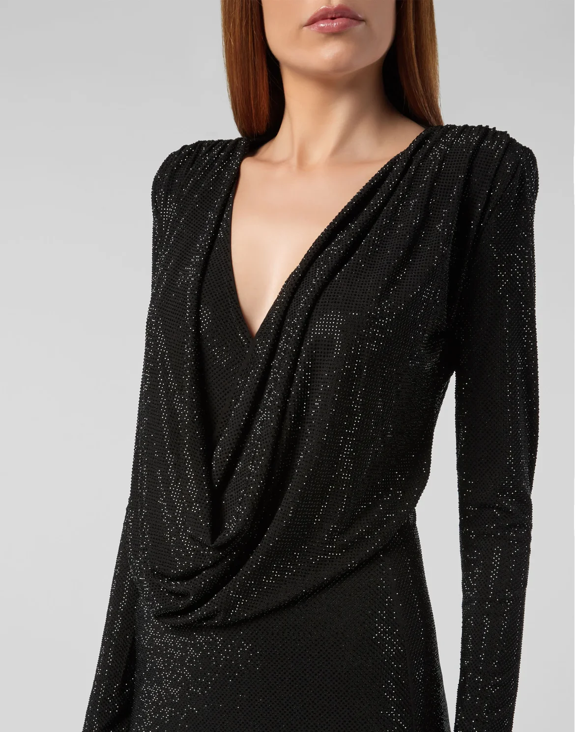 Long Dress Crystal, цвет: Черный