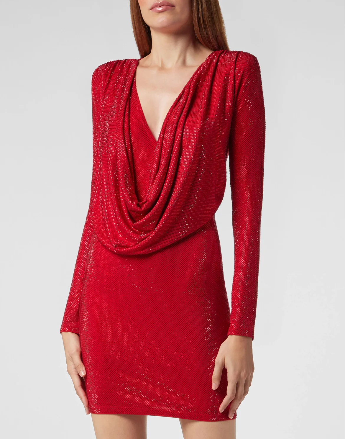 Short Dress Crystal, цвет: Красный