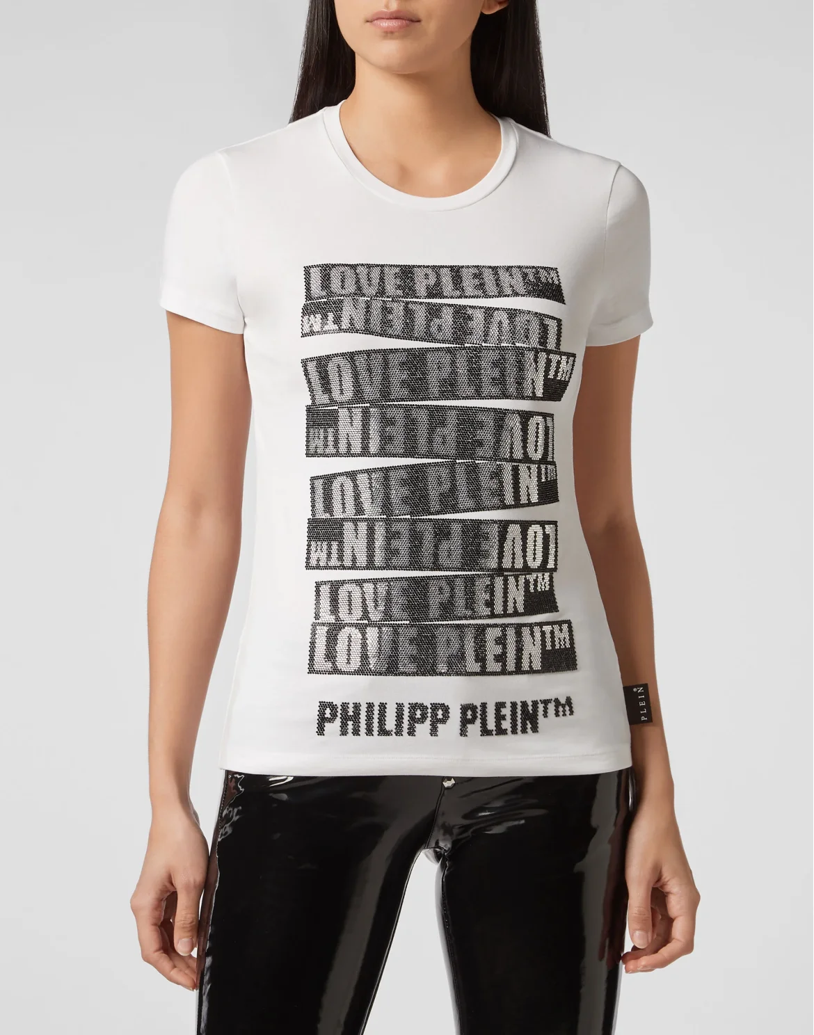 T-shirt Round Neck SS Love Plein, цвет: Белый