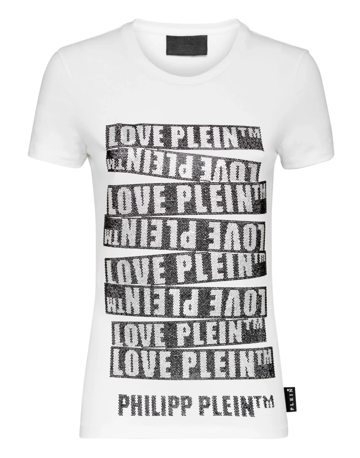T-shirt Round Neck SS Love Plein, цвет: Белый