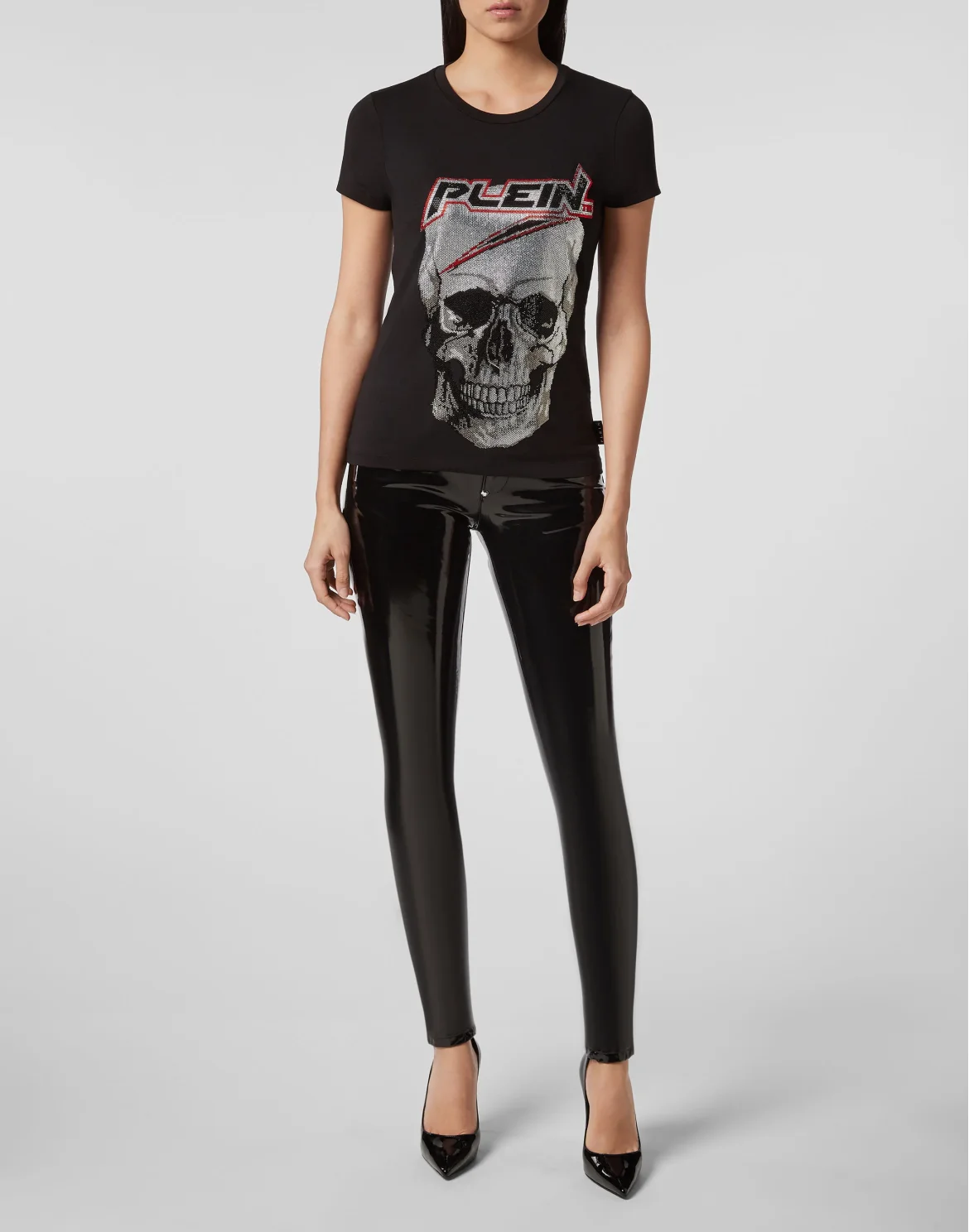 T-shirt Round Neck SS Space Plein, цвет: Черный