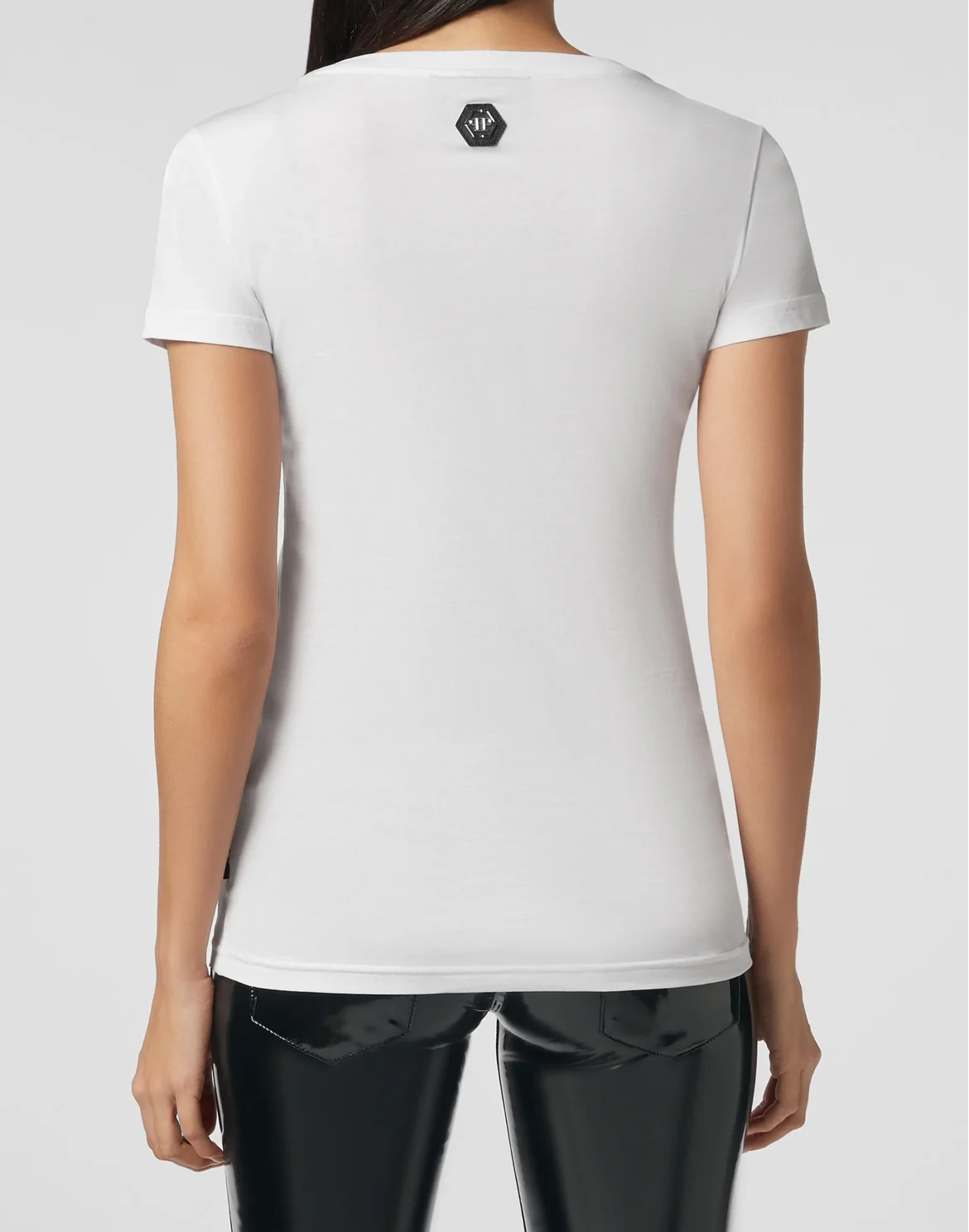 T-shirt Round Neck SS Space Plein, цвет: Белый