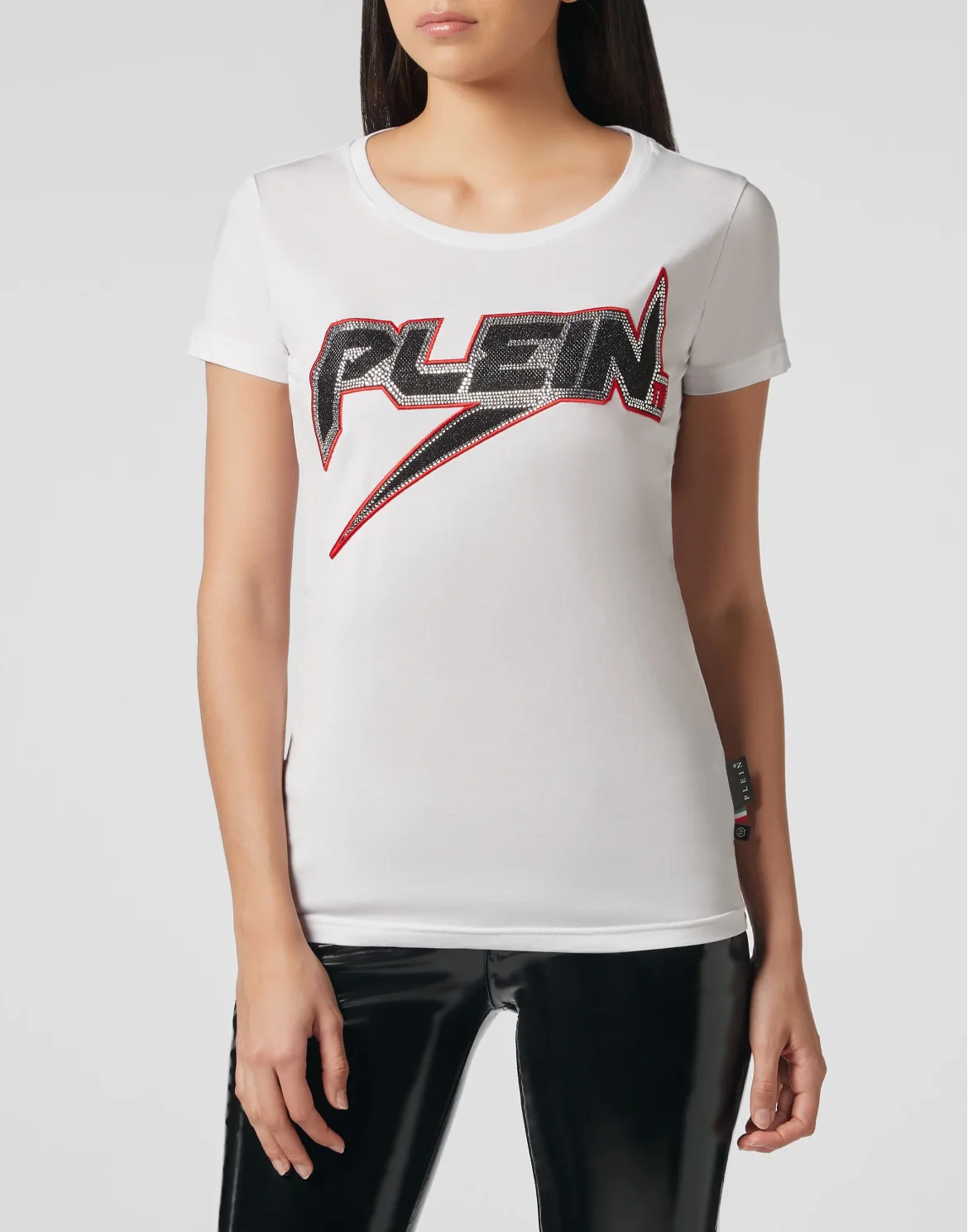 T-shirt Round Neck SS Space Plein, цвет: Белый