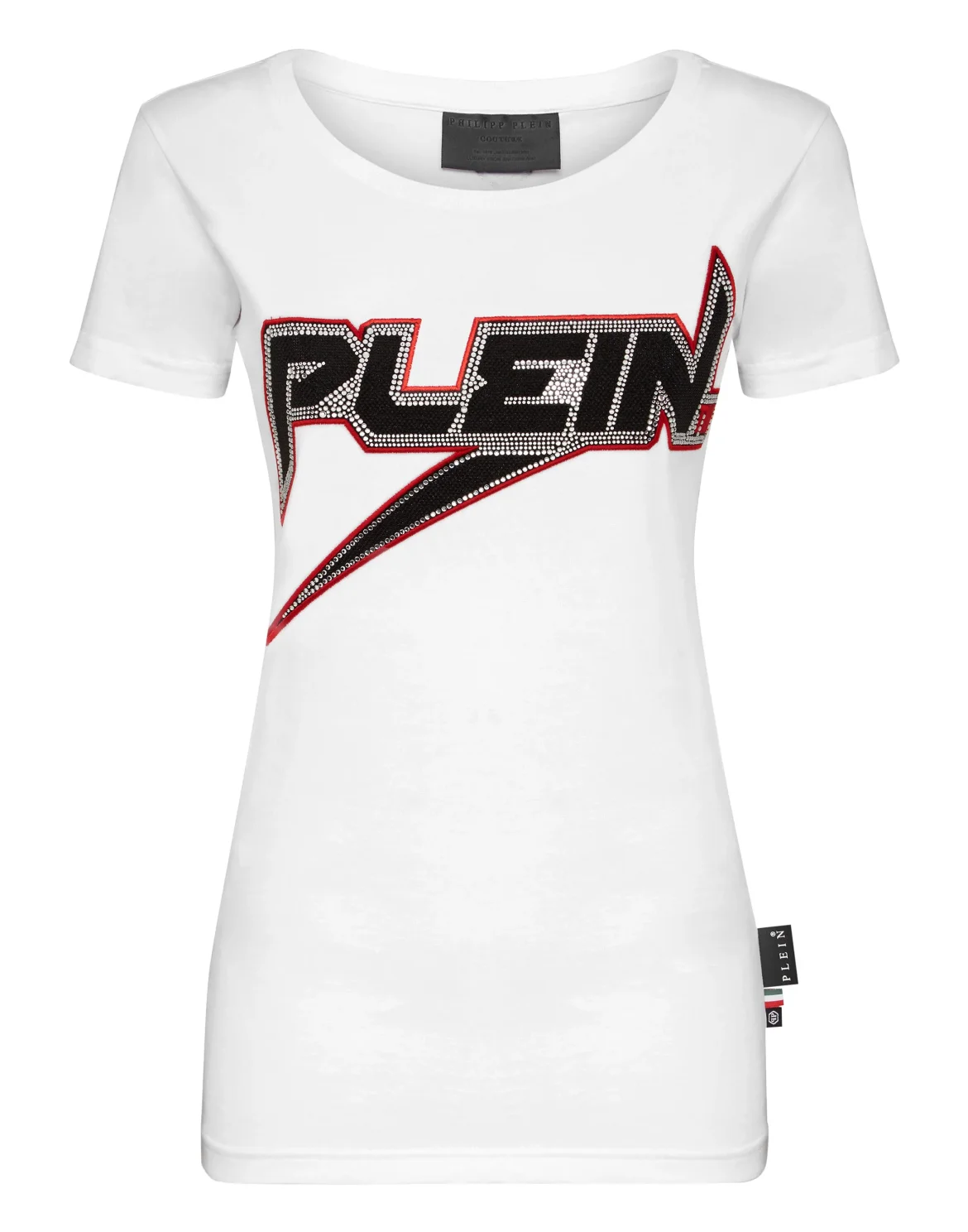 T-shirt Round Neck SS Space Plein, цвет: Белый