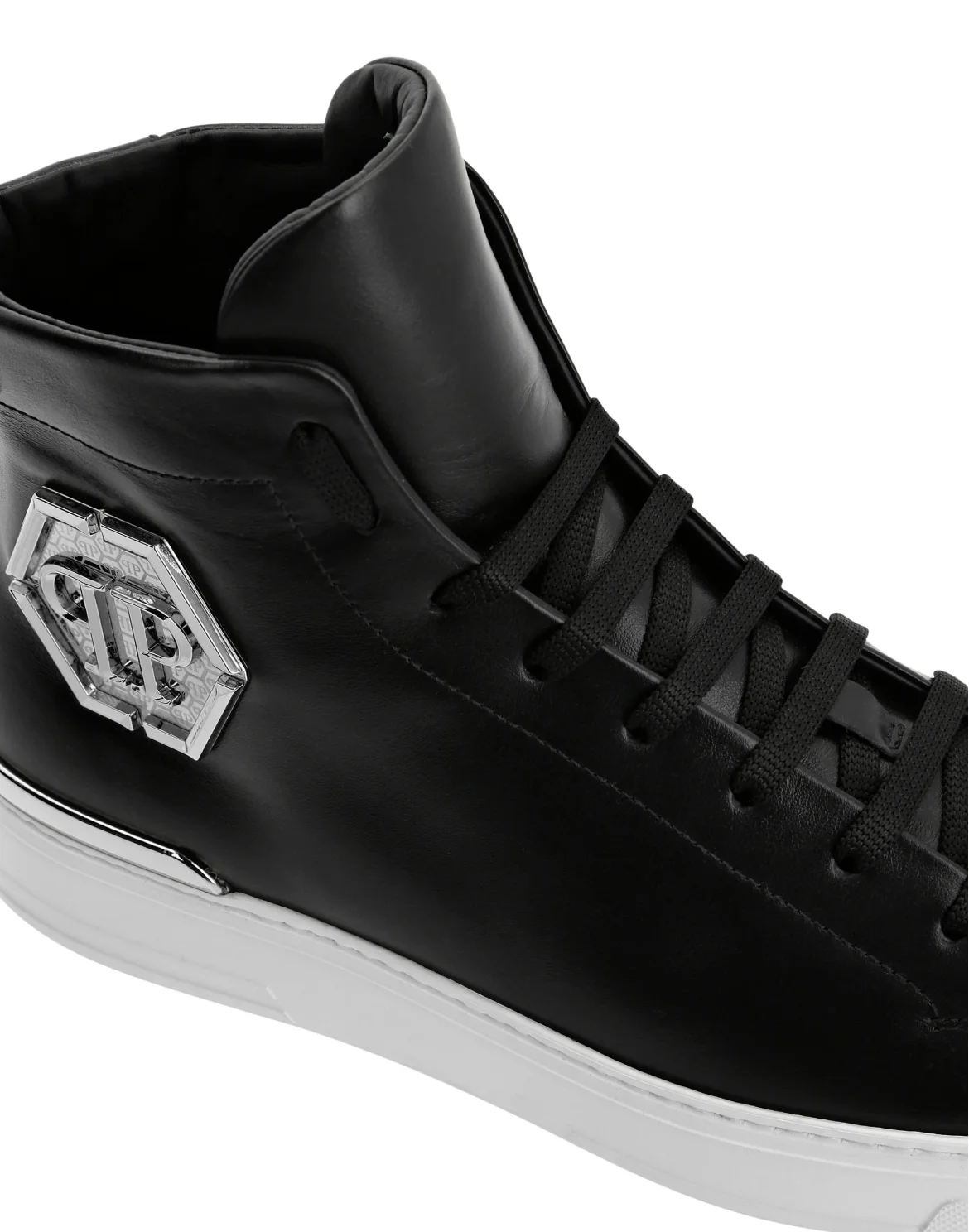 Hi-Top Sneakers Hexagon Stars and skull, цвет: Черный