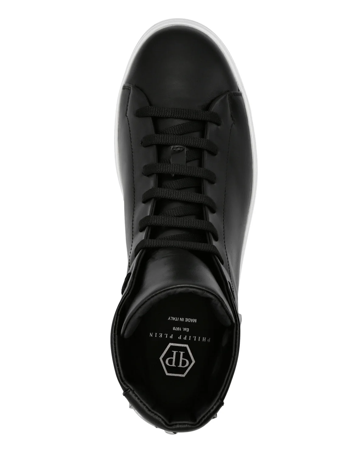 Hi-Top Sneakers Hexagon Stars and skull, цвет: Черный