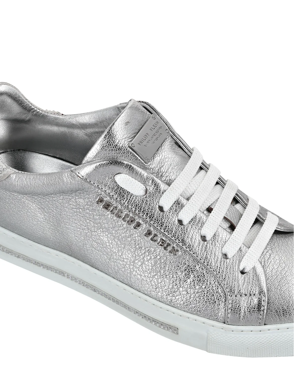 Lo-Top Sneakers Crystal, цвет: Серебристый