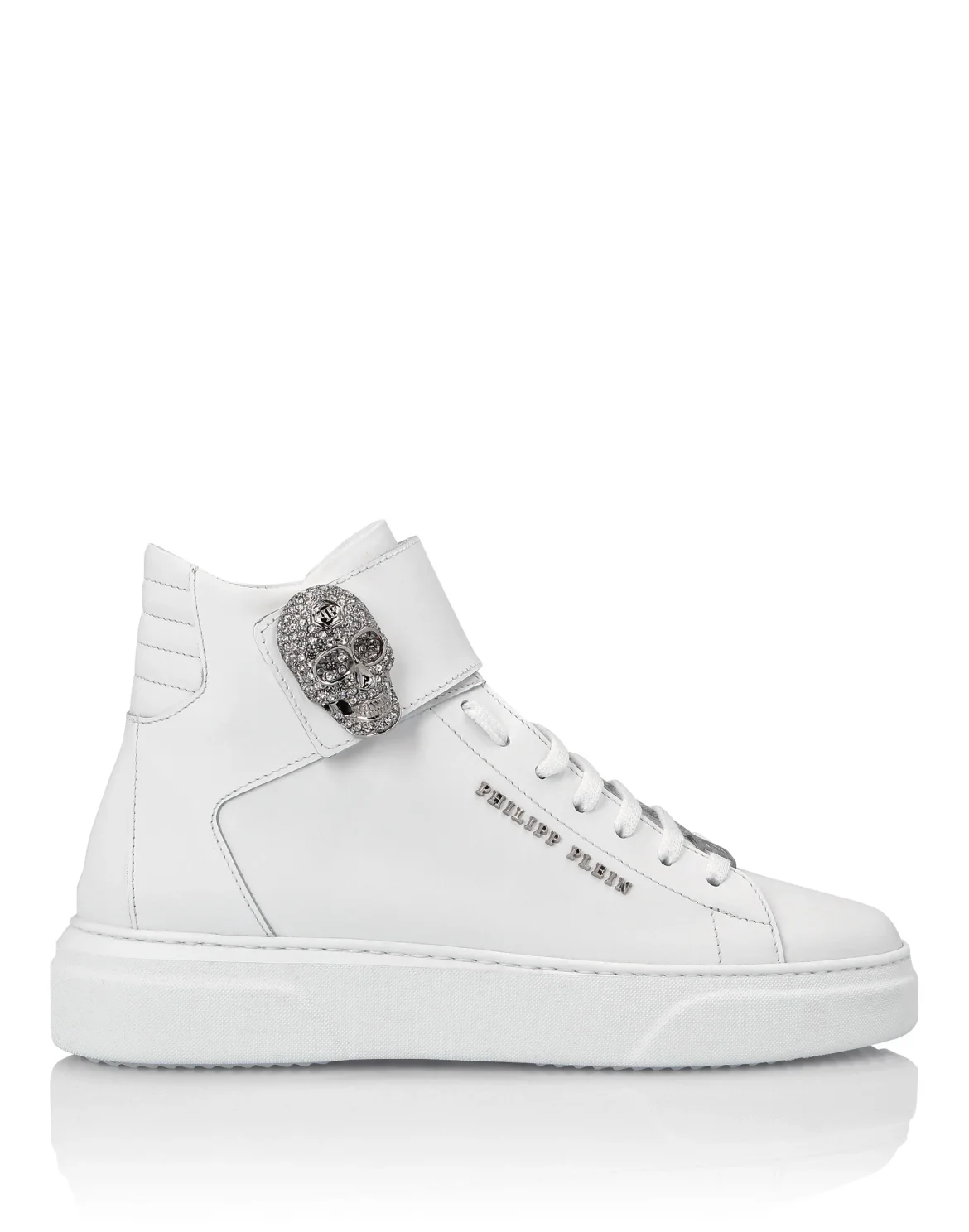 Hi-Top Sneakers Skull, цвет: Белый