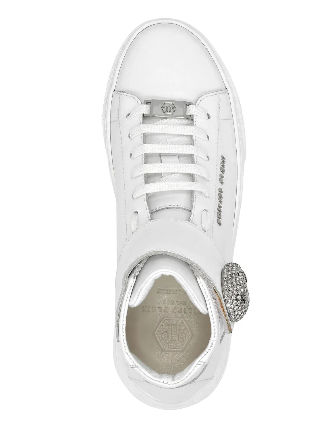 Hi-Top Sneakers Skull, цвет: Белый
