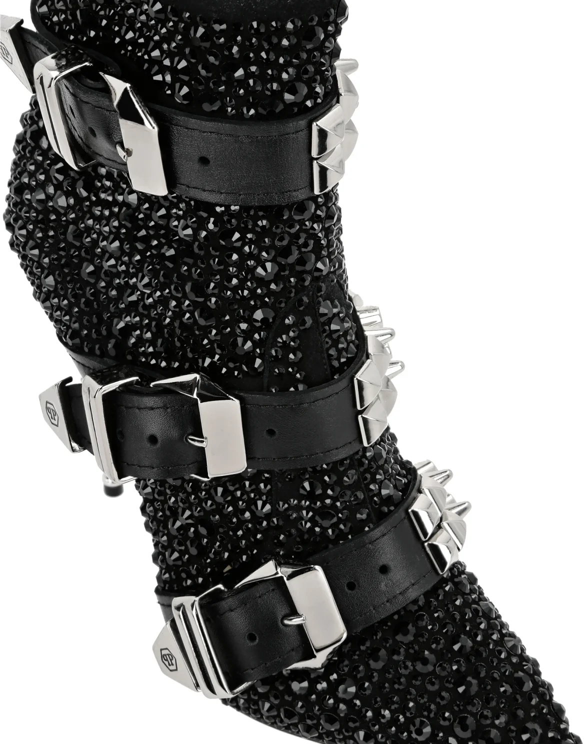 bootie high heels Crystal, цвет: Черный