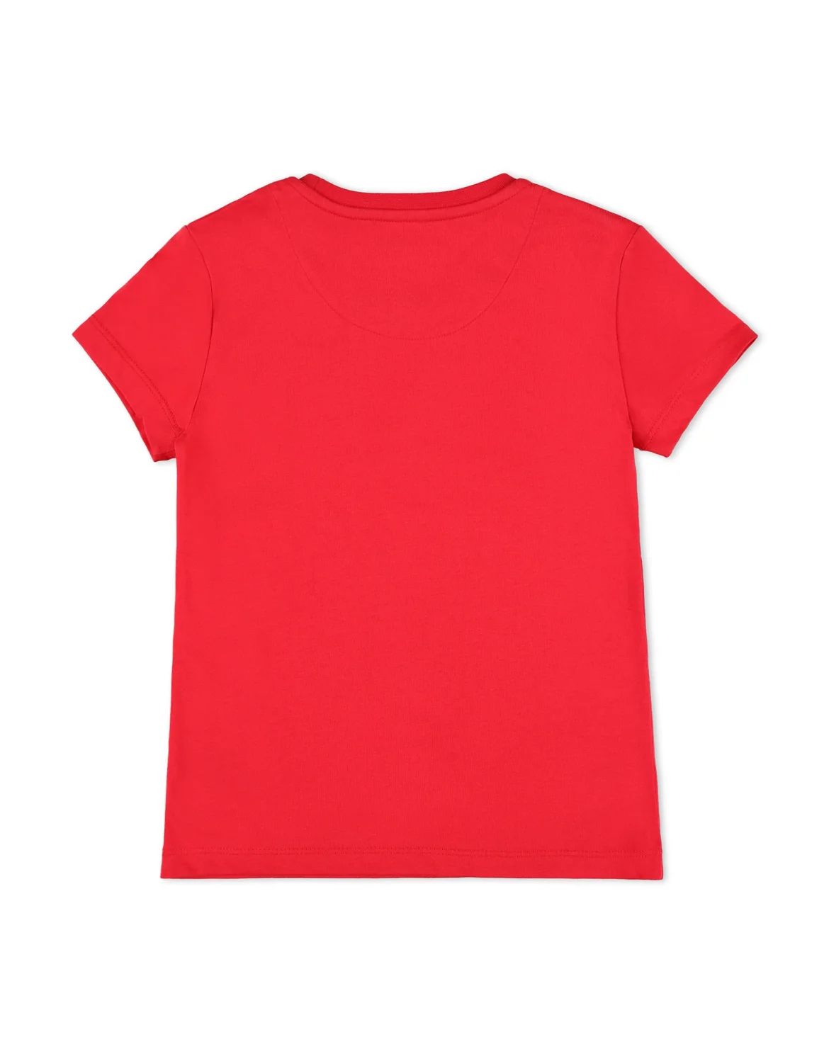 T-shirt Round Neck LS Hexagon, цвет: Красный