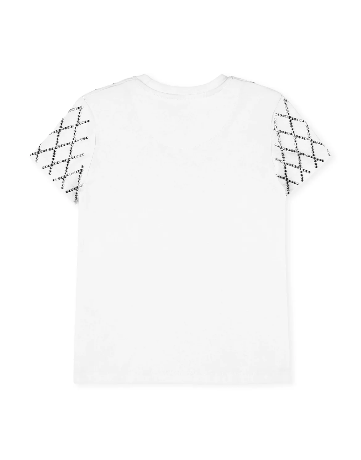 T-shirt Round Neck SS Crystal Plein, цвет: Белый
