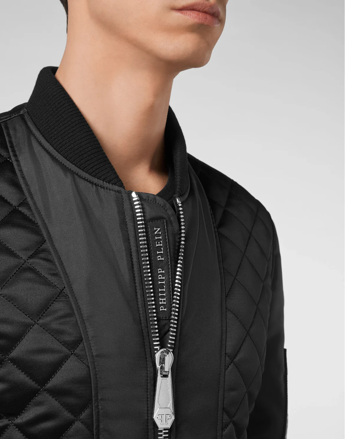 Bomber Nylon Iconic Plein, цвет: Черный