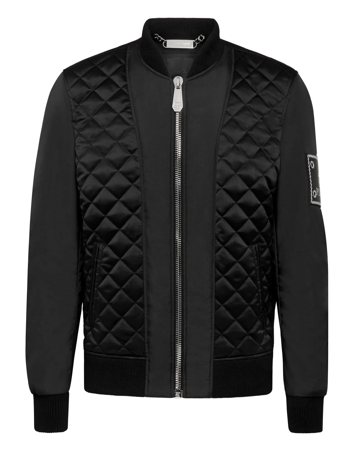 Bomber Nylon Iconic Plein, цвет: Черный