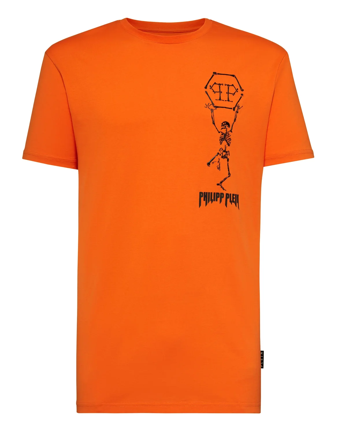 T-shirt Round Neck SS Skeleton, цвет: Оранжевый