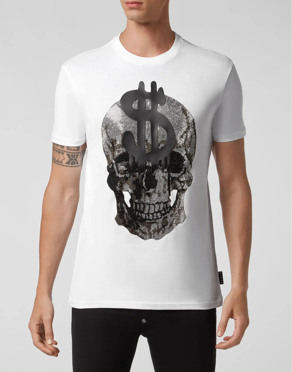 T-shirt Round Neck SS Skull, цвет: Белый