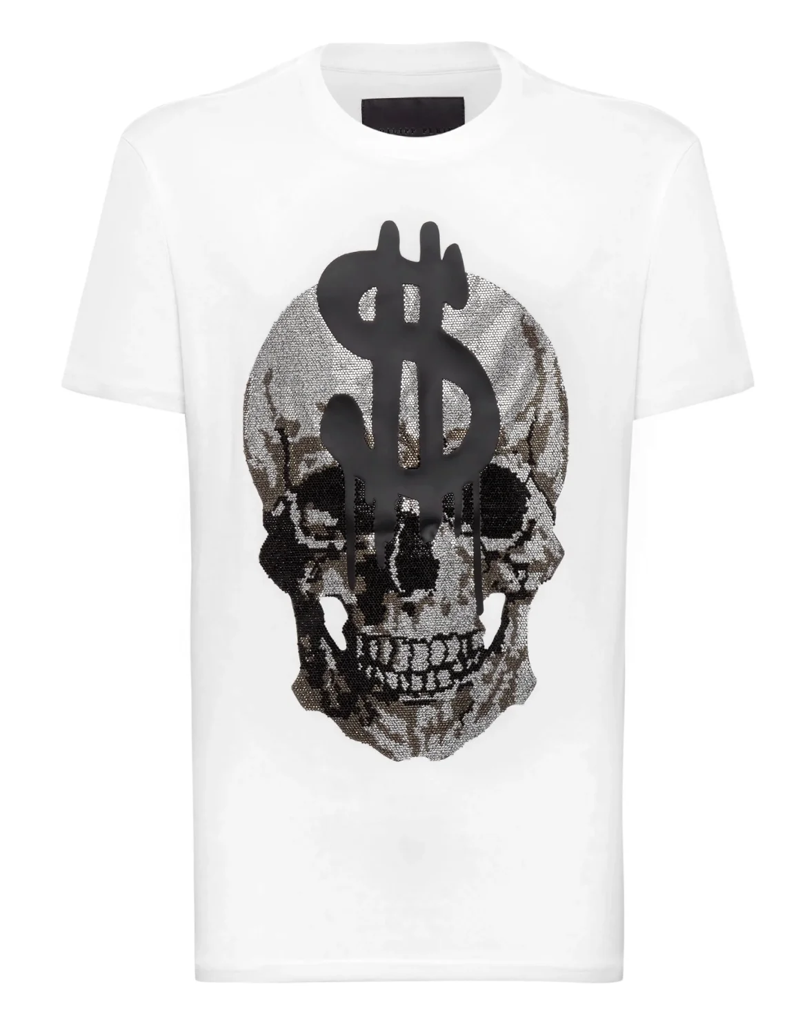 T-shirt Round Neck SS Skull, цвет: Белый