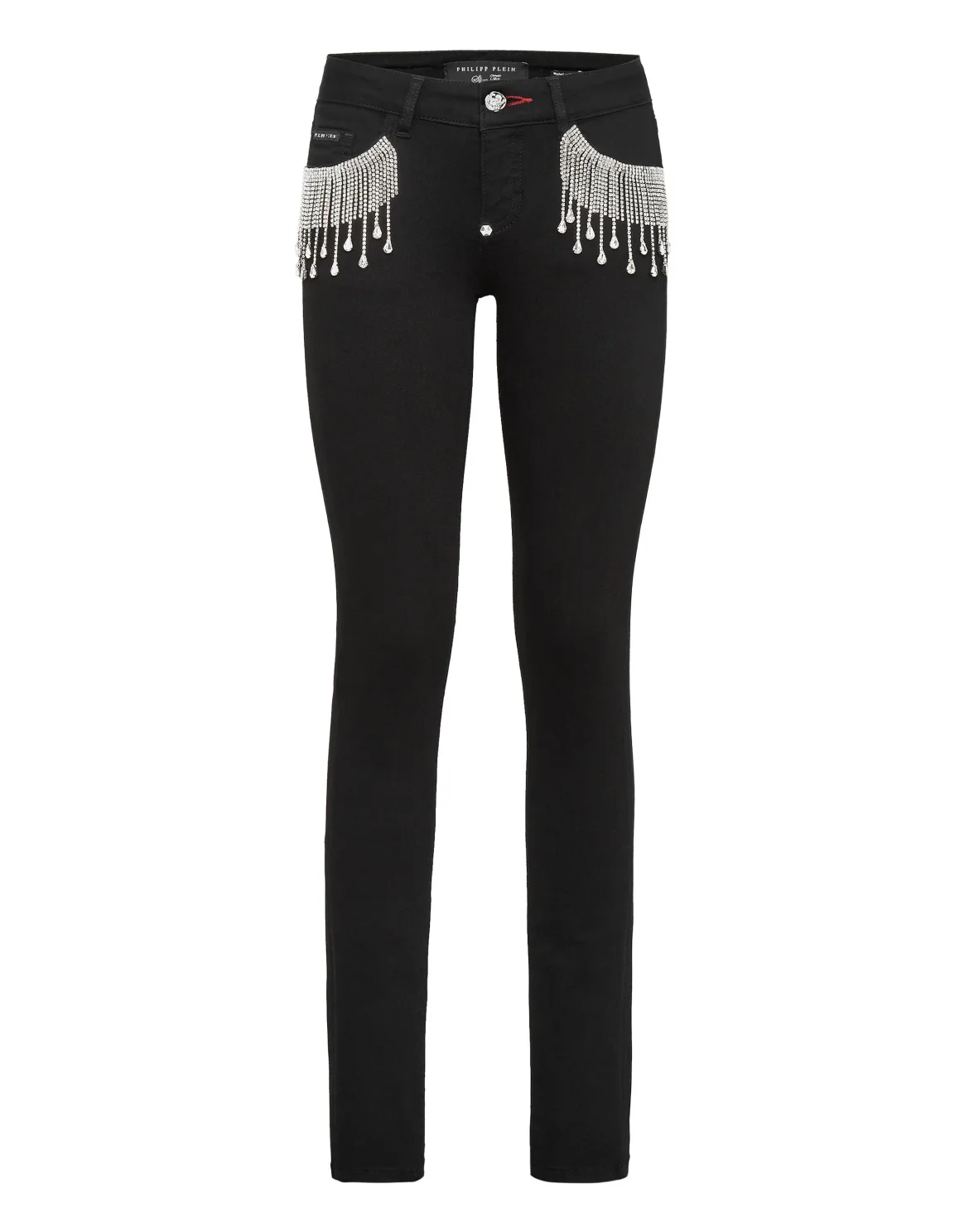 Slim Fit Fringe, цвет: Черный