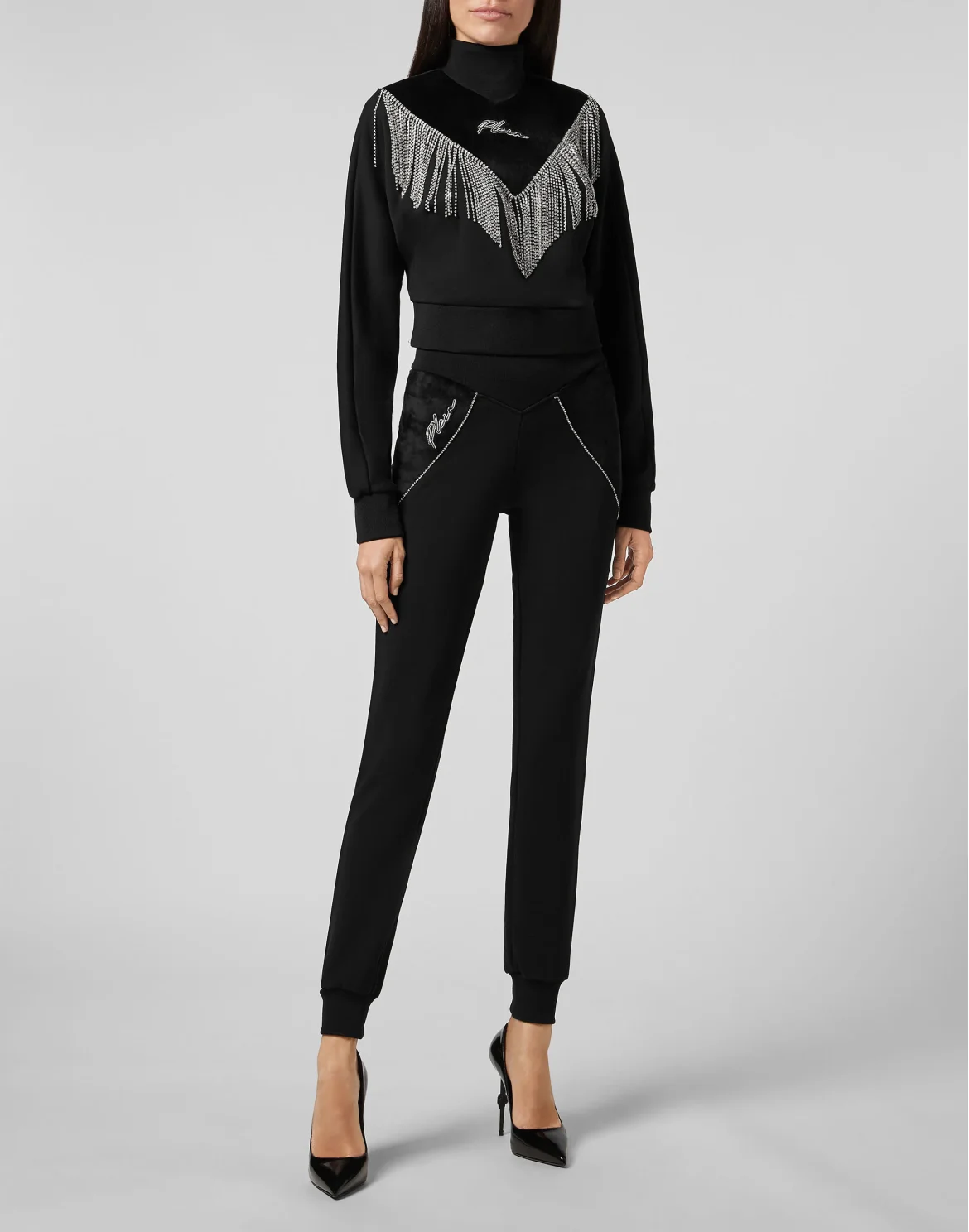 Sweatshirt LS Fringe, цвет: Черный