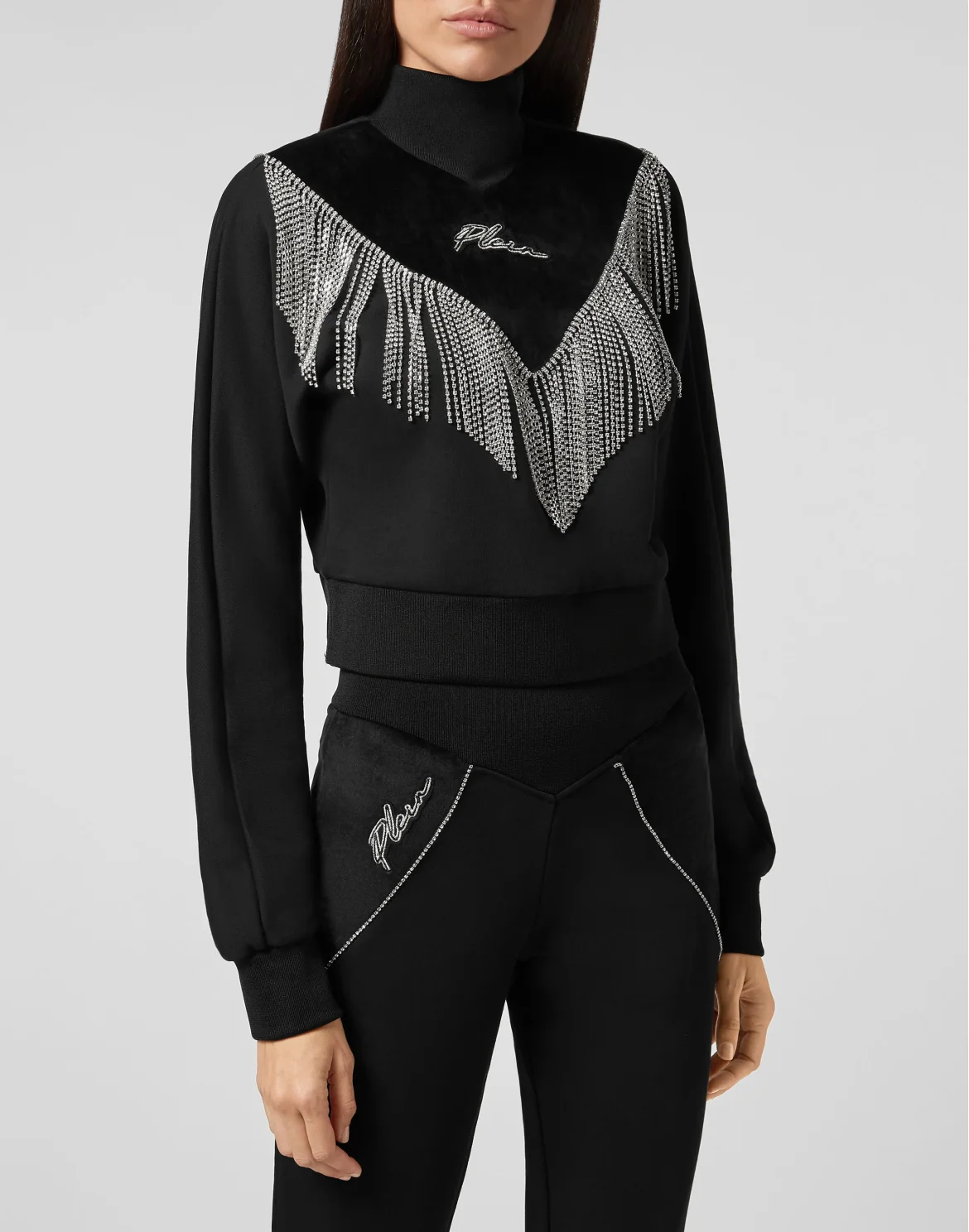 Sweatshirt LS Fringe, цвет: Черный