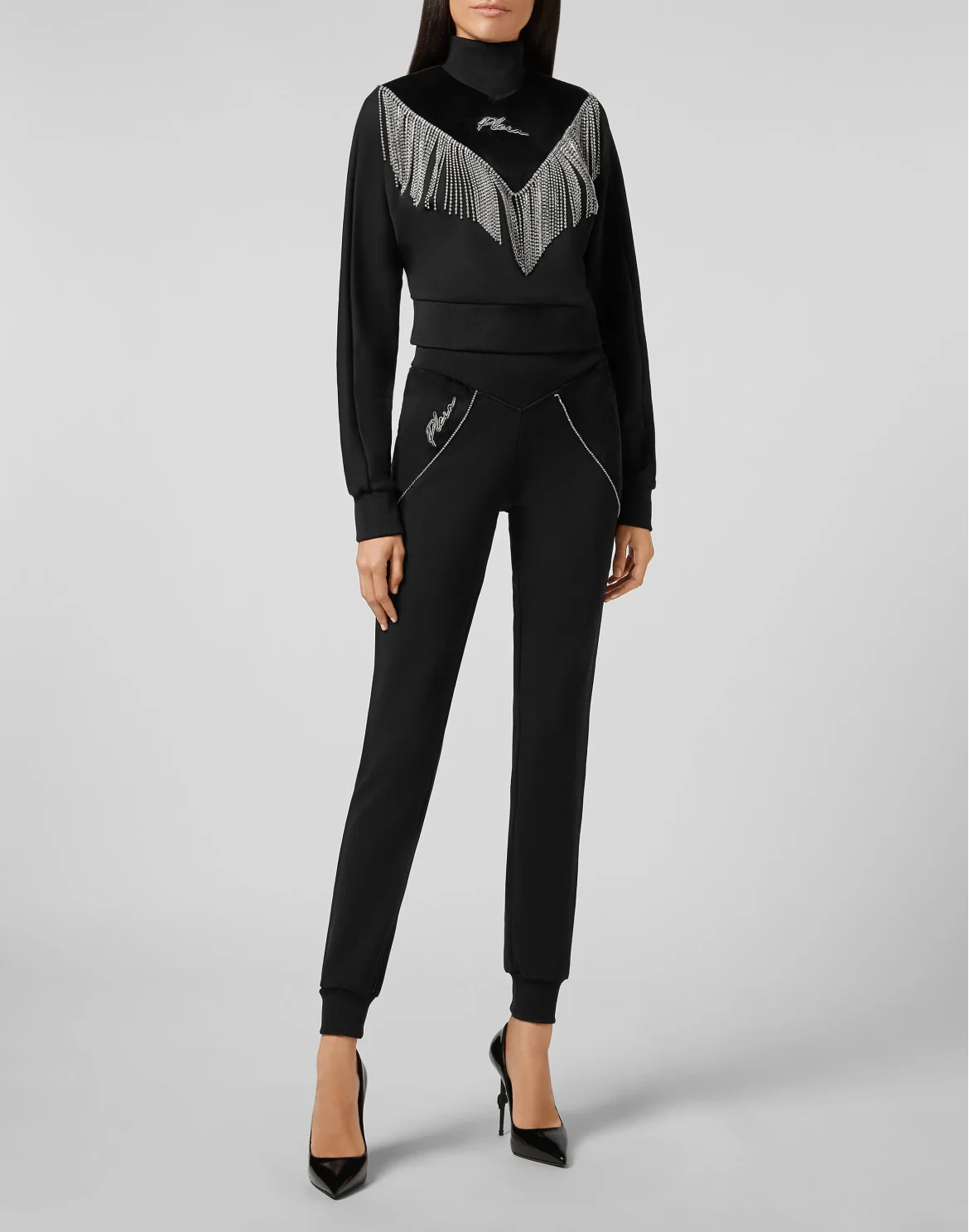 Jogging Trousers Fringe, цвет: Черный