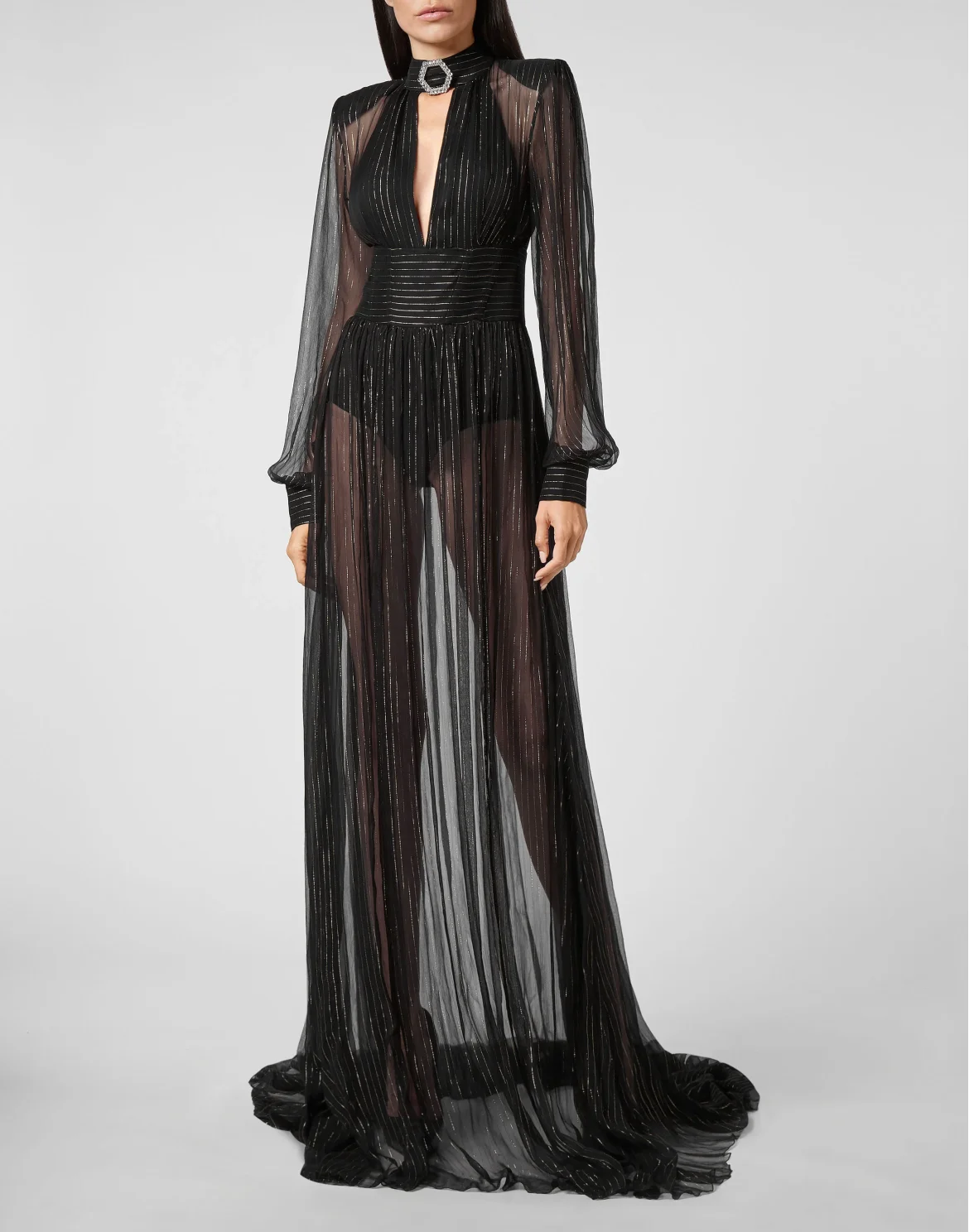 Long Dress Elegant, цвет: Черный