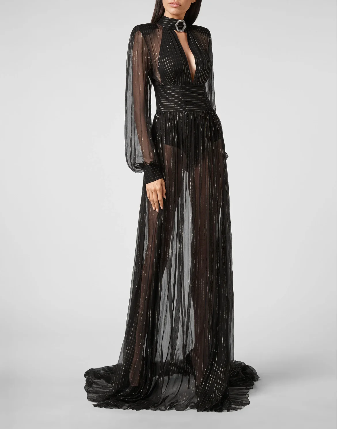 Long Dress Elegant, цвет: Черный