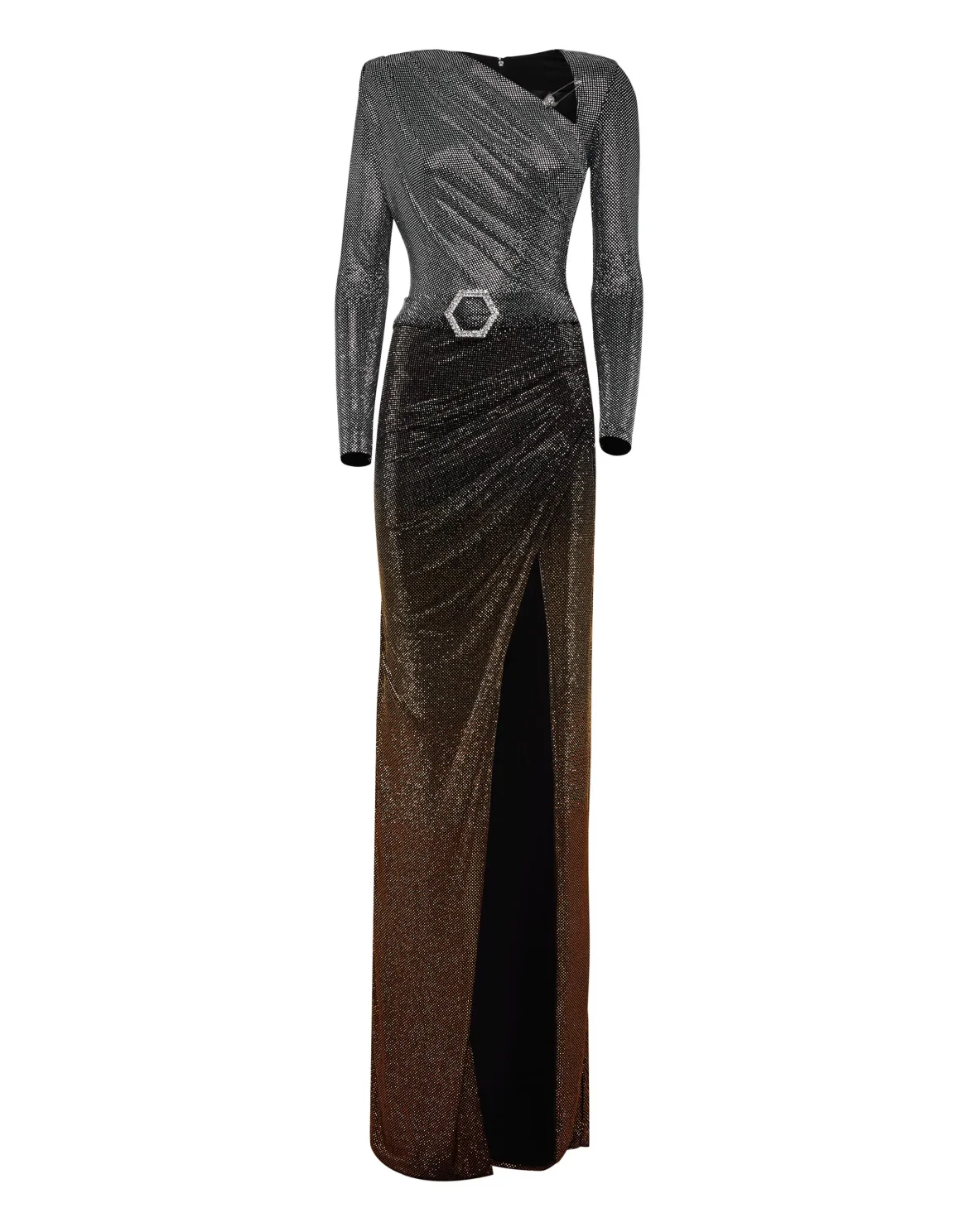 Long Dress Crystal, цвет: Серебристый