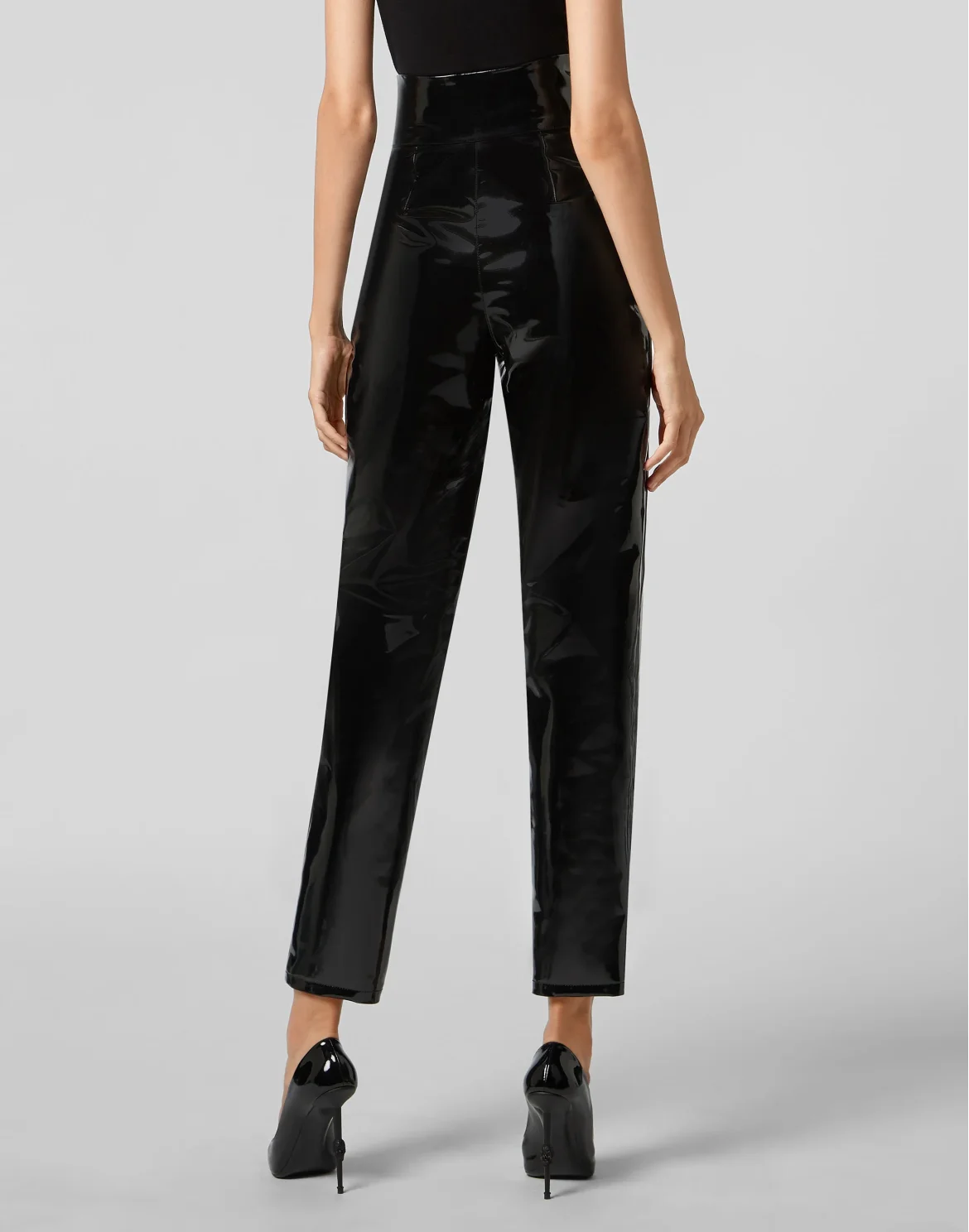 Long Trousers Latex, цвет: Черный